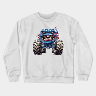 4th of July Monster Truck #6 Crewneck Sweatshirt